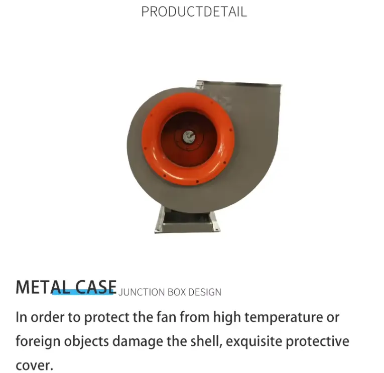 High Temperature Centrifugal Boiler Fan